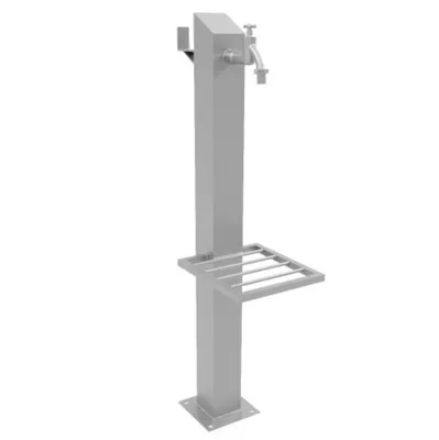Produktbild von Wassersäule Wasserzapfsäule Wasserhahn Wasserstelle Edelstahl Gartensäule 1/2"