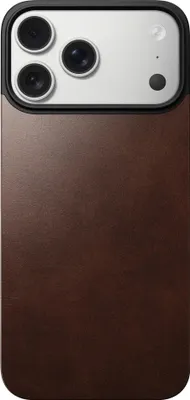 Immagine prodotto di Nomad Retro magnetico in pelle, marrone rustico (Horween), Magsafe - iPhone 17 Pro Max