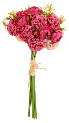 Produktbild von Countryfield Kunstblumenstrauß Fuchsia Dekoration 32cm