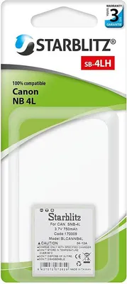 Immagine prodotto di Batteria STARBLITZ compatibile con CANON NB-4LH