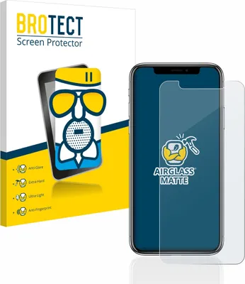 Produktbild von BROTECT Entspiegelungs Schutzglas für Apple iPhone X / Xs / 11 Pro Schutzfolie Panzer Folie Glas Display Schutz matt