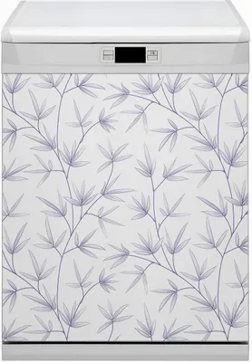 Produktbild von Geschirrspüle Magnet für Spülmaschine Magnetmatte Küche Magnete  Dekorative 60x70 cm  - Blatt