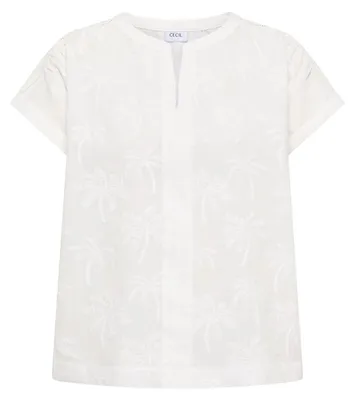 Produktbild von CECIL Dropped Shoulder Bluse mit Embroidery