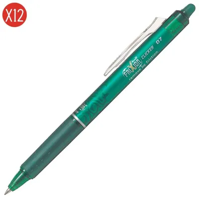 Obrázek produktu pro Kuličkový roller Frixion Clicker 07 zelený Balení 12 ks