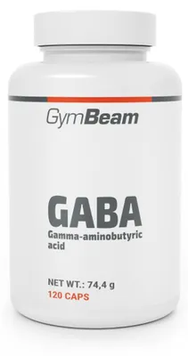 Zdjęcie produktu dla GymBeam GABA, 120 kapsuek
