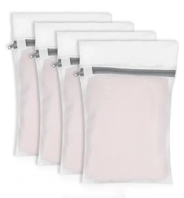 Produktbild von Netz-Wäschesäcke 4 Stück 30 x 20 cm für Feinwäsche und Unterwäsche