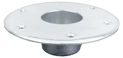 Aluminium Tischfußstütze Ø 60 mm, Bodenbefestigung, 1 Stück