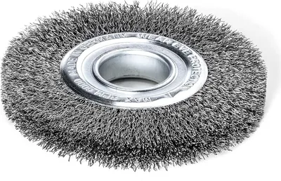 Image de Lessmann Rundbürste Bürste Durchmesser 125mm breit 29-31 mm Rohr 40mm Stahldraht