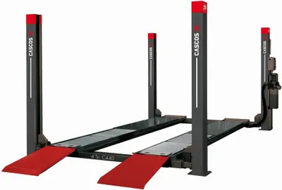 Produktbild von 4 Säulen Hebebühne 4000kg max 2000mm 3000W 400V |-| 3000mm Säulenhebebühne Heber