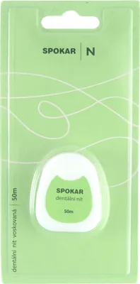 Obrázek produktu pro SPOKAR N Voskovaná zubní nit - 50 m