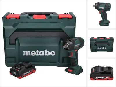 Produktbild von Metabo SSW 18 LTX 300 BL Akku Schlagschrauber 18 V 300 Nm 1/2" Brushless + 1x Akku 4,0 Ah + metaBOX - ohne Ladegerät
