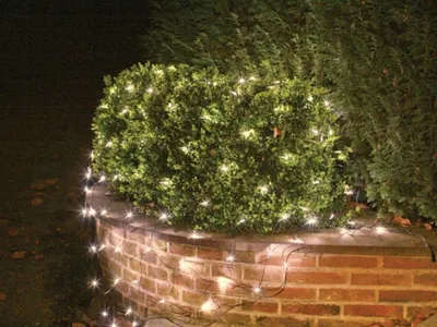 Obrázok produktu pre Netlight LED - 2 X 2 M - 144 teplých bielych lámp - čierny drôt - 36 V