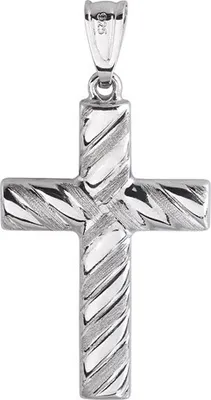 Produktbild von F Anhänger 925/- Sterling Silber 3,5cm weiß 324240007