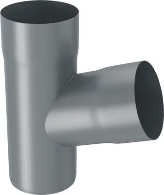 Produktbild von Zambelli Rohrabzweig 72° Stahl anthrazit Ø 80 mm