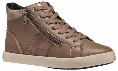 Productafbeelding van Geox dames sneakers, model D BLOMIEE, kleur taupe, maat 39 EU