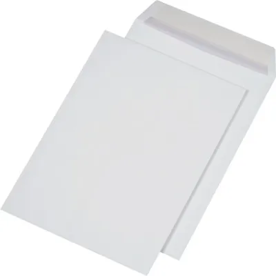 Produktbild von mayer-network 30005513 Versandtaschen B4, ohne Fenster, haftklebend, 120 g/qm, weiß, 250 Stück