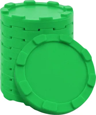 Obrázek produktu pro CombiCraft Stohovatelné mince nebo žetony Zelená - Ø29mm - 100 kusů