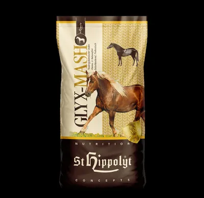 Produktbild von St. Hippolyt Glyx - Mash 15 kg - Getreidefreies Mash für leichtfuttrige Pferde & Ponys
