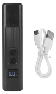 Obrázek produktu pro Bruska na drápky pro psy, multifunkční, integrované LED světlo, tichá, dobíjecí, zastřihovač pro domácí mazlíčky, černá