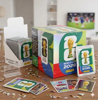 Zdjęcie produktu dla Panini FIFA World Cup 2026 Sticker Display – 50 Tüten mit insgesamt 350 Stickern