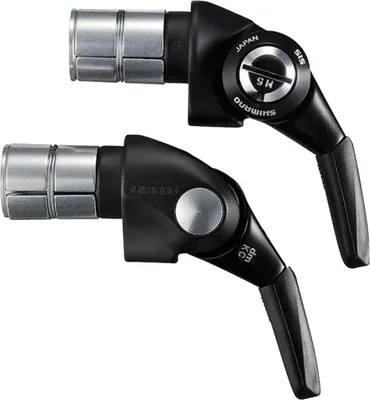 Zdjęcie produktu dla Dźwignia zmiany biegów SHIMANO ISLBSR1H1 do końcówek kierownicy, 2x 11 biegów, czarna (1 para)