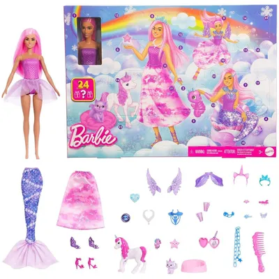 Productafbeelding van Barbie - Advent Calendar - With fashion doll and 24 surprises - Barbie - JFL66