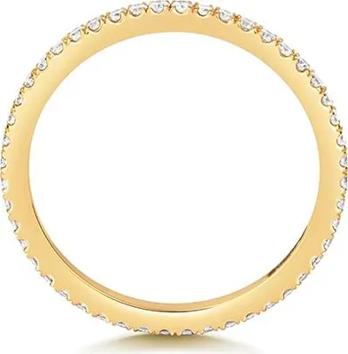 Produktbild von 18 Karat (750) Gold 1mm Slight Court Form Diamant Trauring/Ehering/Hochzeitsring Brillant-Schliff 0.37 Karat GH - SI2, 54 (17.2); TRS3687118KYRSN