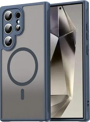 Obrázek produktu pro Pouzdro MagSafe pro Samsung Galaxy S25 Ultra - Zadní kryt Phonesta AirFrost Poloprůhledné - Matné modré