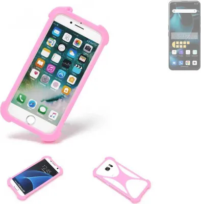 Produktbild von K-S-Trade Handy Hülle kompatibel mit Unihertz Start24 Schutz Hülle Bumper Silikon Schutz Hülle Cover Case Silikoncase Silikonbumper TPU Softcase