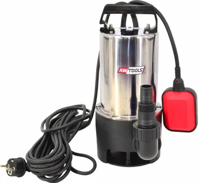 Image de Awtools Inox Pompe À Eau Sale Avec Flotteur 1100W