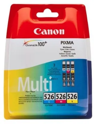 Obrázek produktu pro Canon 4541B018, Azurová, Purpurová, Žlutá, 3 kusů, Balení více kusů