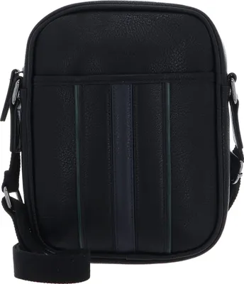 Image de Ted Baker sac à épaule bandoulière Keiigan Stripe Flight Bag Black noir