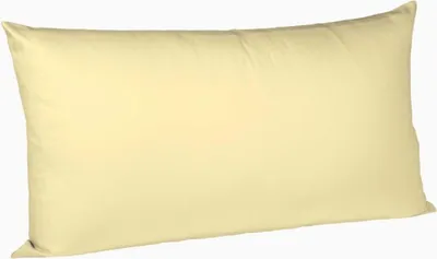 Produktbild von Fleuresse Interlock-Jersey-Kissenbezug uni colours vanille 0215, Größe 40x80 cm
