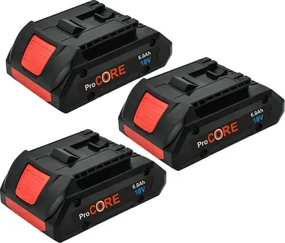 Produktbild von Ersatzbatterie, Lithium-Ionen, kompatibel mit Elektrowerkzeugen, 6.0AhX3, 18V-b