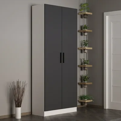 Obrázek produktu pro Skye Decor, Noah - 8209, Předsíňový stolek, antracit, 100% MELAMINBESCHICHTETE SPANPLATTEN, 90 x 35 x 210 cm