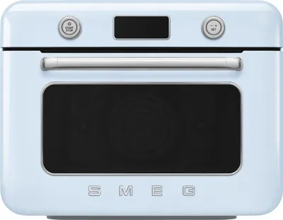 Produktbild von SMEG COF01PBEU Tisch Dampfbackofen 50's Style, Pastellblau, 30 Liter Umluft, Grill und reines Dampfgaren