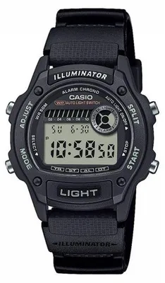 Produktbild von CASIO W-220H Uhr, Uni, Schwarz, Quarz, Digital, wasserdicht bis 5 bar