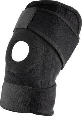 Produktbild von Kniebandage, Kniebandage, offene Patella-Orthese, verstellbare, atmungsaktive Neopren-Kniebandage zur Linderung von Gelenkschmerzen bei Arthritis
