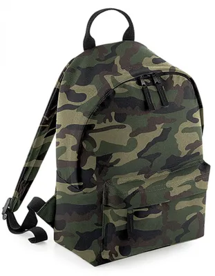 Produktbild von BagBase BG125S | Mini Fashion Backpack, 24 x 33 x 17 cm - Farbe: Jungle Camo - Größe: 24 x 33 x 17 cm