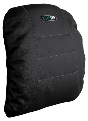 Produktbild von Nackenstützkissen aus Leder in Schwarz