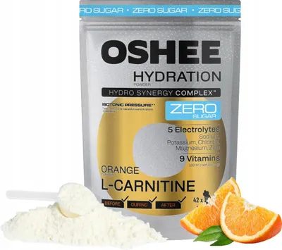 Zdjęcie produktu dla Napój izotoniczny w proszku Pomarańczowy Bez Cukru 630 g