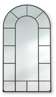 Produktbild von Klarstein Großer Wandspiegel, Ganzkörperspiegel 84x46 cm, Steh Spiegel Groß & Lang, Alu-Standspiegel für Schlafzimmer & Ankleide, Big Standing Mirror Full Length, Stehspiegel oder für die Wand