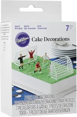 Produktbild von Figuren von Fußballspielern für Kuchen, 7-tlg