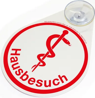 Obrázek produktu pro BOI Hinweisschild Hausbesuch 9108-02096-001 rt