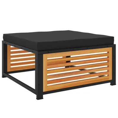 Obrázek produktu pro Zahradní stolička s poduškou 68 x 68 x 30 cm masivní akácie