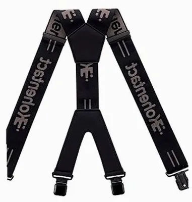 Zdjęcie produktu dla Szelki robocze przemysłowe x dla mężczyzny metalowe klipsy 5 cm