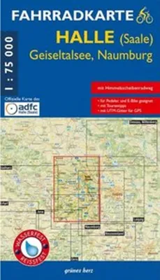 Obrázek produktu pro Cyklomapa Halle, jezero Geiseltal, Naumburg - 1:75 000