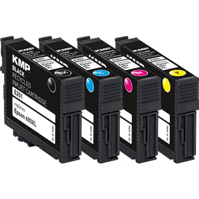 Produktbild von KMP Tintenpatrone passend für Epson 603XL C13T03A14010, C13T03A34010 Multipack