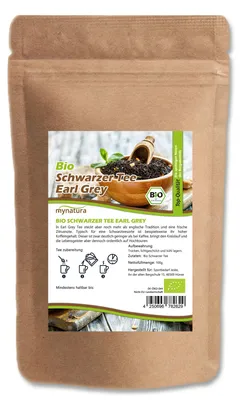 Produktbild von Mynatura  Earl Grey Schwarztee mit Bergamotte – ab 100g - 1000g