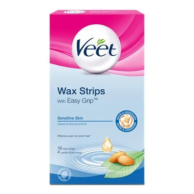 Produktbild von Veet Kaltwachsstreifen Bikini & Achseln sensible Haut 16 Stück